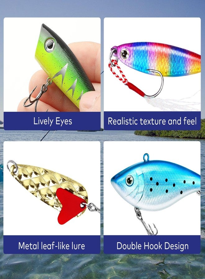 AWHETIE Fishing Advent Calendar 2025,24 Days Christmas Countdown,Fishing Lure Advent Calendar 2025 Men,Fishing Lures Set for Fisher Men Adult Teens Surprise - Image 5